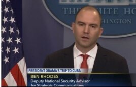 Ben Rhodes ofrece detalles sobre los objetivos de la visita del presidente Obama a Cuba
