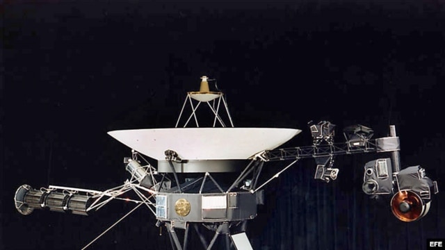 Fotografía de archivo de una nave Voyager.