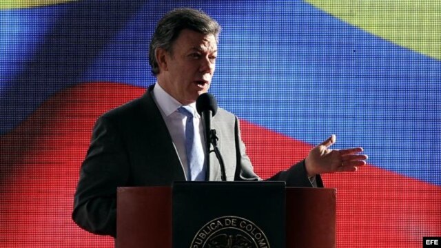Fotografía de archivo del presidente de Colombia, Juan Manuel Santos.