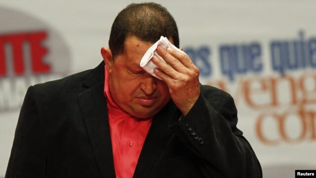 Presidente de Venezuela Hugo Chávez.