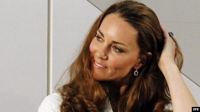 La duquesa de Cambridge, esposa del príncipe Guillermo de Inglaterra.