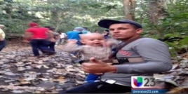 Los cubanos deportados salieron de Costa Rica con coyotes. (Captura de video/Univision)