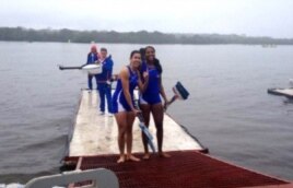 En doble par de remos cortos, las cubanas Yariulvis Cobas y Aimée Hernández se llevaron las preseas doradas