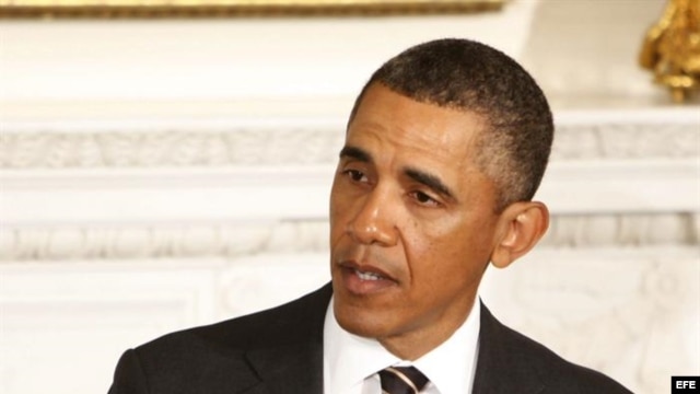 Obama pronuncia un discurso durante la reunión de la Asociación Nacional de Gobernadores en la Casa Blanca, Washington, EEUU, el 25 de febrero del 2013.