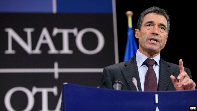El secretario general de la OTAN, el danés Anders Fogh Rasmussen. Foto de archivo.
