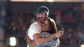 Enrique Iglesias y Jenifer Lopez  en Los Angeles