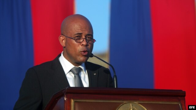 El presidente de Haití, Michel Martelly. 