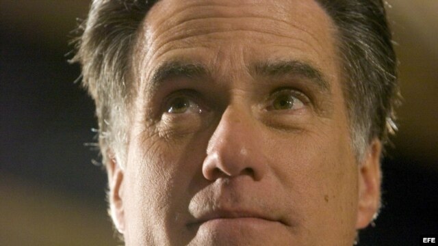 El candidato republicano y ex gobernador de Massachusetts Mitt Romney. EFE/Erik S. Lesser