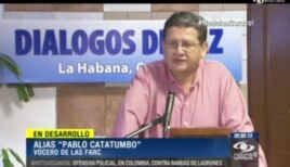 Alias Pablo Catatumbo: "Timochenko no ha estado en La Habana".