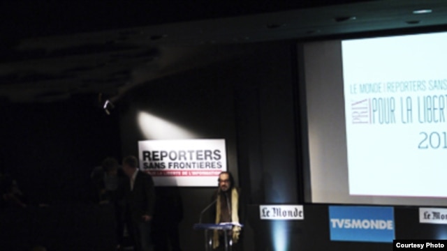 RSF presenta informe del 2012