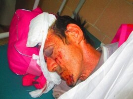 Rolando Díaz Silva, en el policlínico comunitario de Santiago de Las Vegas.