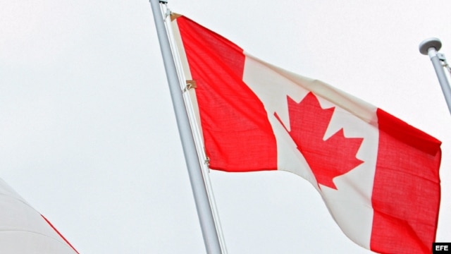 Bandera de Canadá.