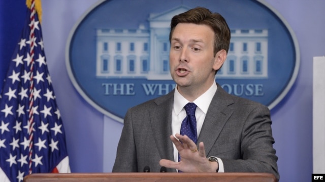 Josh Earnest, vicesecretario del gabinete de prensa de la Casa Blanca. Archivo.