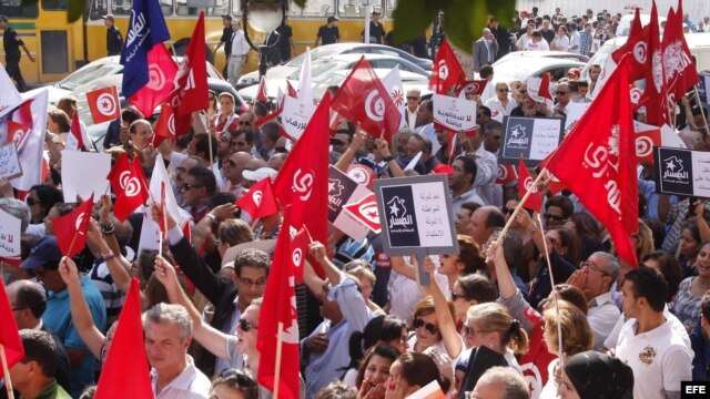 Protestas en Túnez