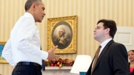 El presidente Obama y Ricardo Zúñiga, su asesor para Latinoamérica y uno de los negociadores con Cuba.