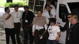 Integrantes holandesa de las Fuerzas Armadas Revolucionarias de Colombia (FARC)  en La Habana
