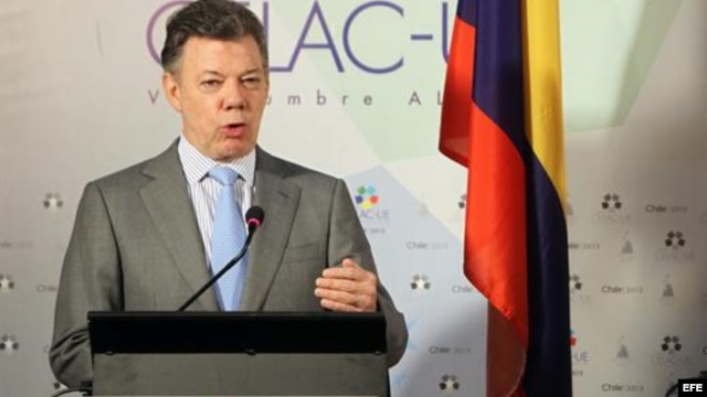 El presidente de Colombia, Juan Manuel Santos.