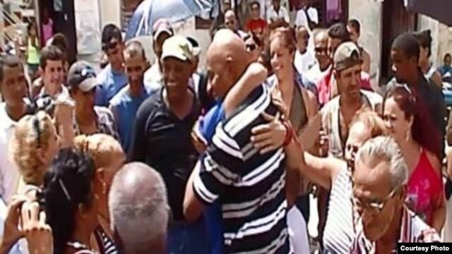 Coco Fariñas a su llegada a Santa Clara