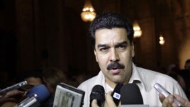 El canciller venezolano Nicolás Maduro.