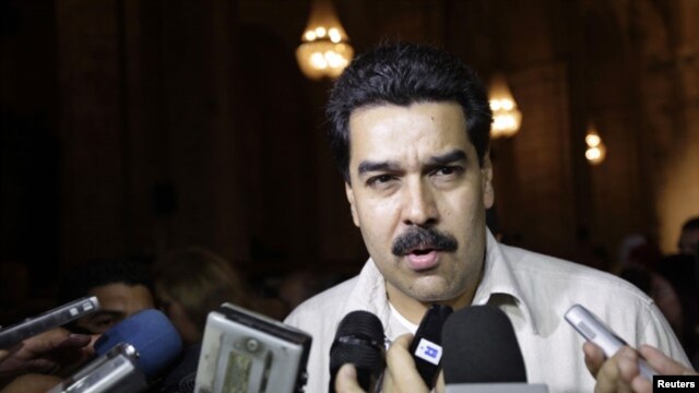 El canciller venezolano Nicolás Maduro.