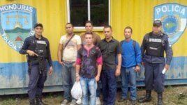 Cubanos retenidos en Honduras 20 de noviembre, 2014.