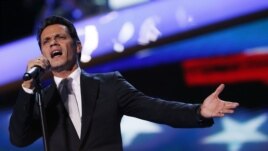 El cantante boricua Marc Anthony ha respaldado a Obama en muchas ocasiones. 