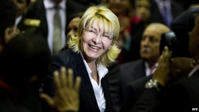 La fiscal general del Ministerio Público de Venezuela, Luisa Ortega Díaz