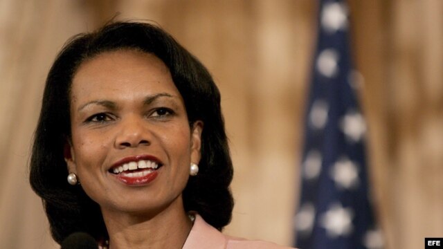 Fotografía de archivo de Condoleezza Rice