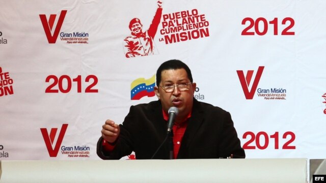 Hugo Chávez, presidente de Venezuela