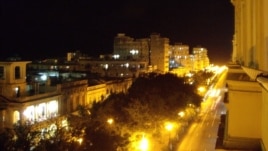 La Habana nocturna vista desde el Hotel Sevilla