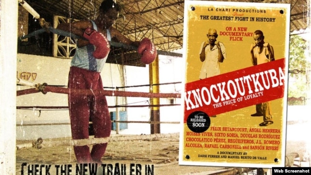 Poster del documental KnockoutKuba.