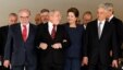 La presidenta de Brasil antes de la juramentación