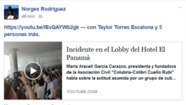 Página de FB de Nestor Rodríguez.