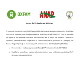 Licitación de Oxfam Intermom.