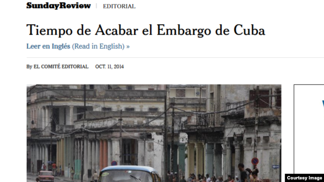 Editorial del diario The New York Times 