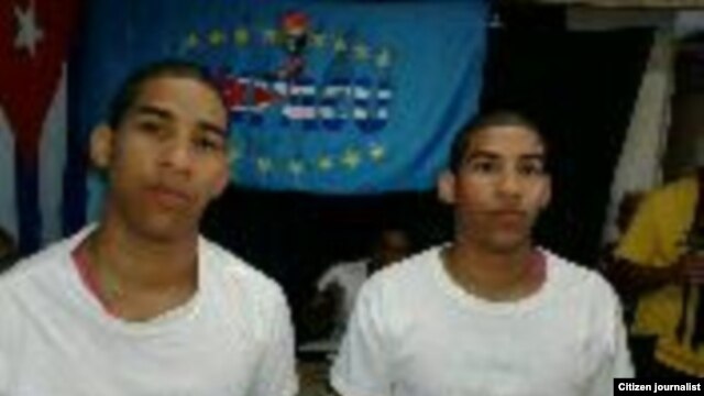 Diango Vargas Martin y Bianko Vargas Martin.