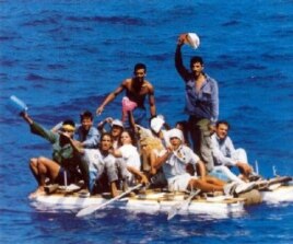 Solución desesperada: Pese a las repatriaciones y los riesgos, muchos cubanos planean irse en una balsa.