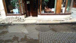 Registro de agua en la Calle Obispo La Habana