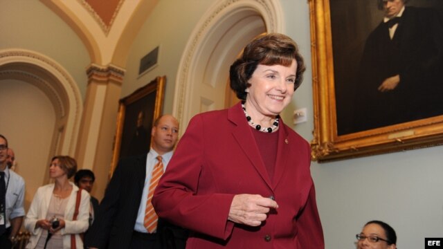 La senadora demócrata Dianne Feinstein.