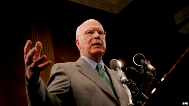 El senador demócrata estadounidense Patrick Leahy