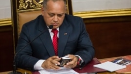Presidente de la Asamblea Nacional de Venezuela, Diosdado Cabello,  sábado 5 de enero de 2013