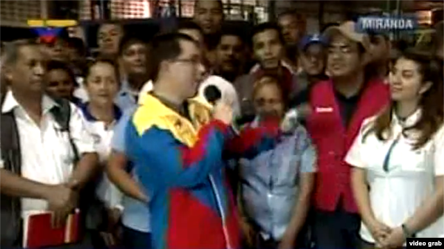 El vicepresidente venezolano Jorge Arreaza encabezó la ocupación de las plantas Clorox