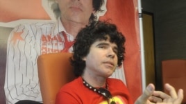 Gorki Aguila durante la Gira de la Libertad 