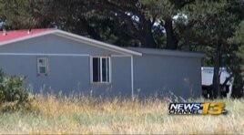 Una de las casas en el sur de Colorado donde se cultivaba marihuana para traficarla.