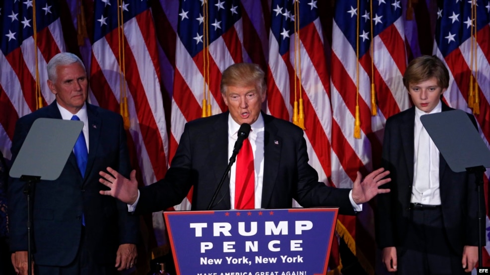 Donald Trump se proclama vencedor de los comicios de Estados Unidos