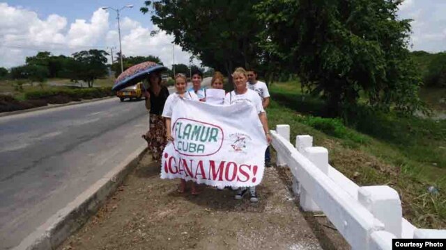 Activistas de FLAMUR en Holguín                             
