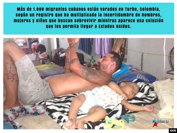 Cubanos hacinados en una bodega de Turbo ya son más de 1.000.