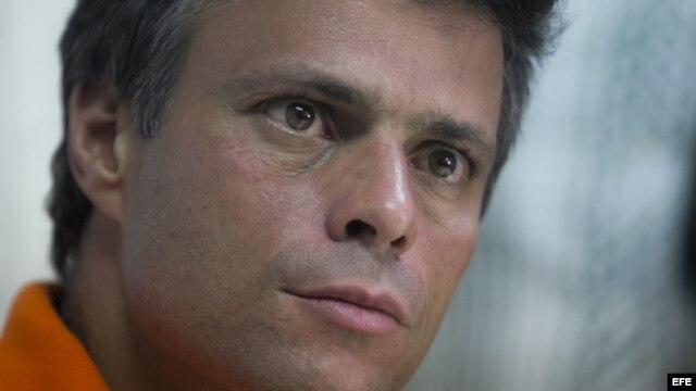 Leopoldo López, dirigente de la oposición venezolana.