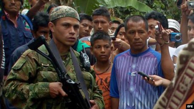 Subversivo de las FARC. Archivo.