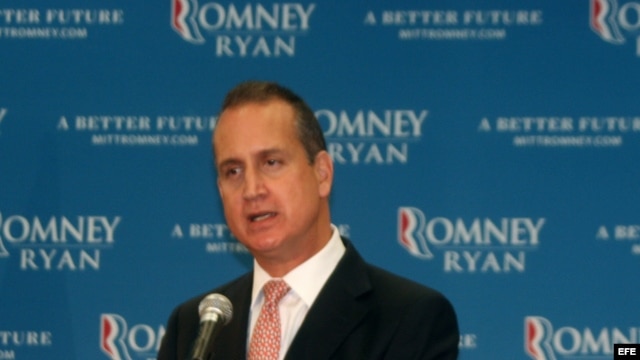 El congresista republicano de Florida, Mario Díaz Balart, en la Convención Nacional Republicana en Tampa.